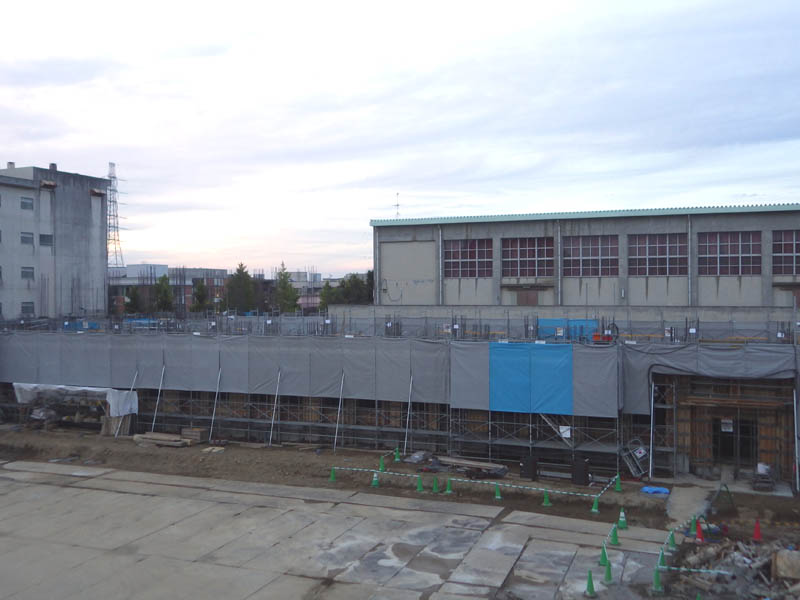 横浜M高校新築に伴う電気設備工事　施工中物件　竣工予定Ｈ31.2